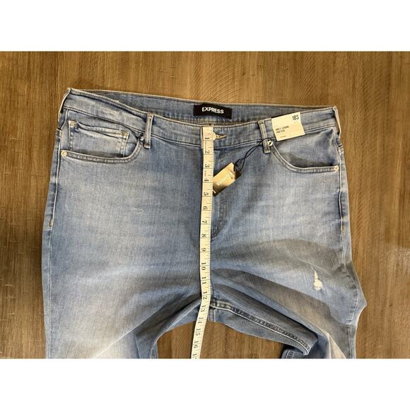 NWT Express High Rise Ankle Jeggings Distressed Jeans Womens Size 18S NEW $79.90 - Picture 8 of 15